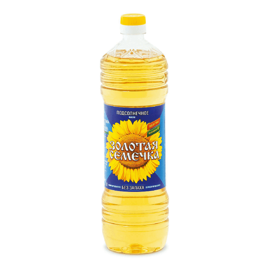 НАDО-Подсолнечное масло Золотая Семечка рафинированное дезодорированное 1 л - купить в НАДО маркет