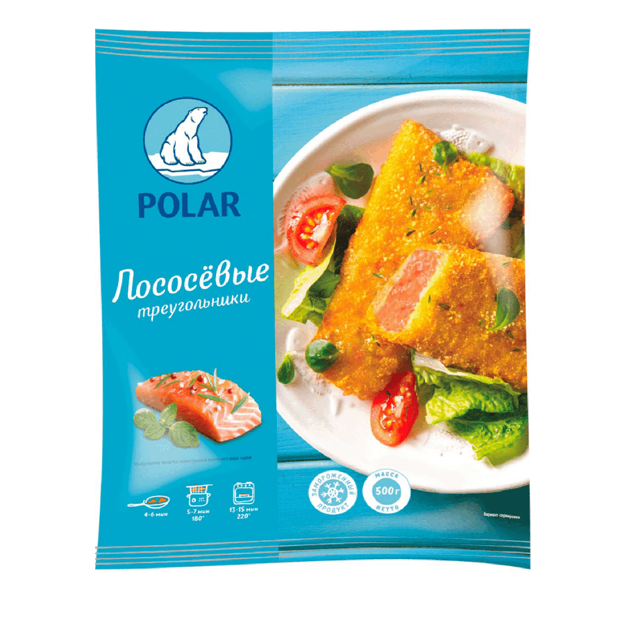 НАDО-Треугольники Polar из филе лососевых пород в панировке замороженные 500 г - купить в НАДО маркет