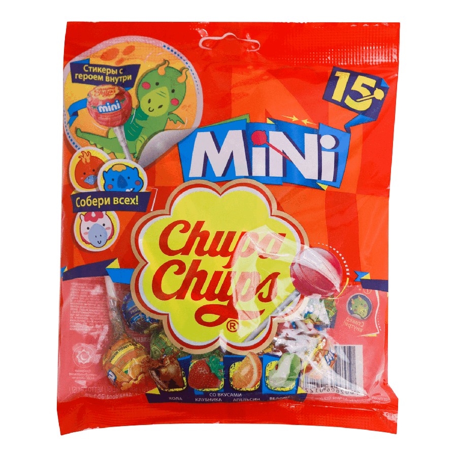 НАDО-Конфеты карамель Chupa Chups мини 90 г - купить в НАДО маркет