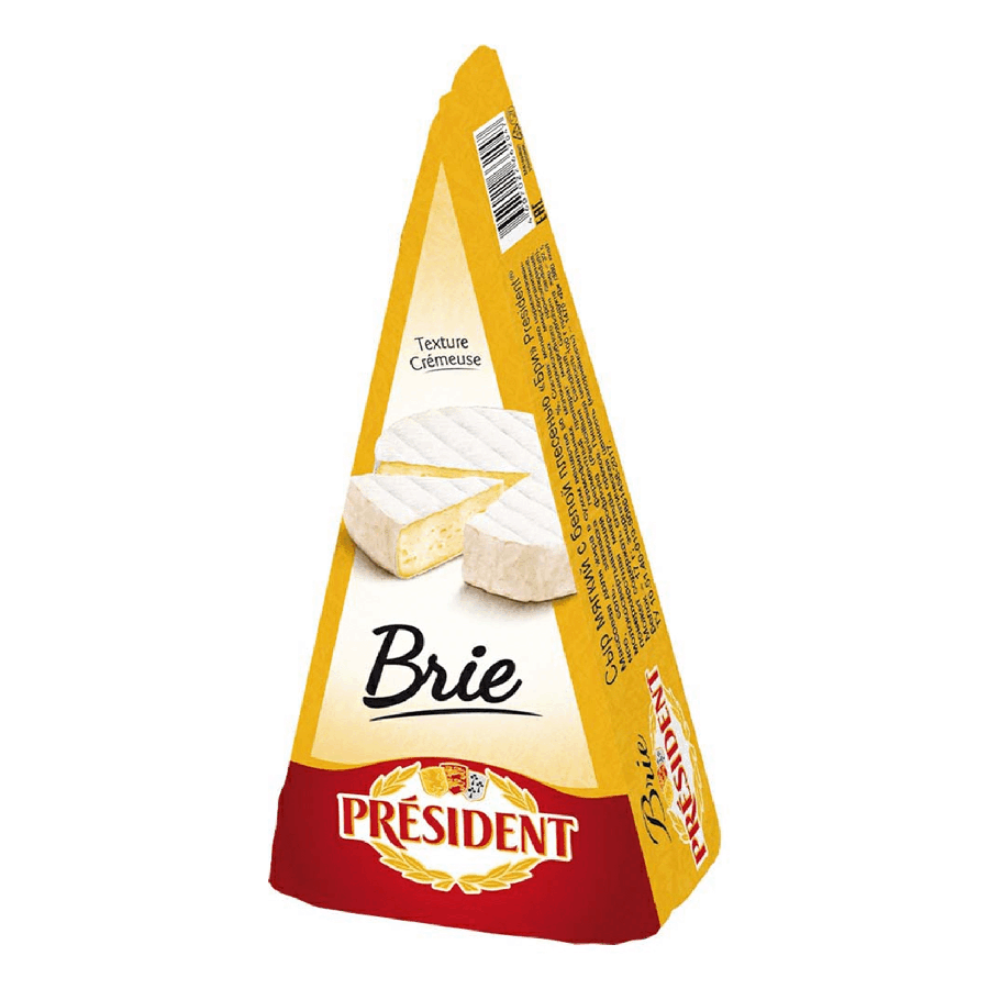 НАDО-Сыр мягкий President Бри Texture Cremeuse с белой плесенью 60% БЗМЖ 200 г - купить в НАДО маркет